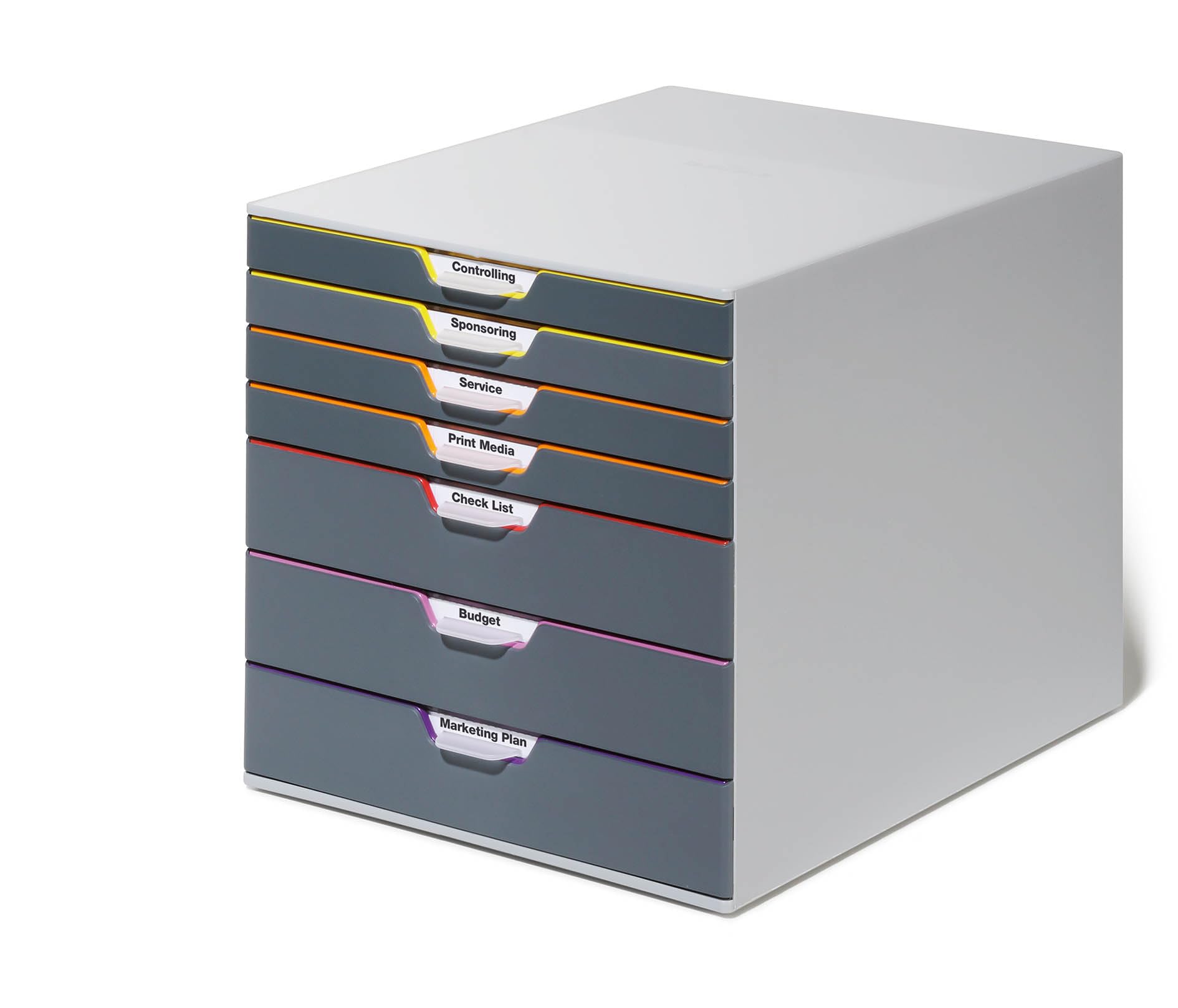 DURABLE&reg; VARICOLOR&reg; Desktop 7 Drawer Organizer