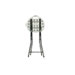 Rough n Ready Folding Stool, Backless, Supports Up to 300 lb, 26" Seat Height, White Seat, Charcoal Base, 4/Carton