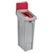 Slim Jim Paper Recycling Top, 16.5 x 8 x 0.5, Red - 2007194