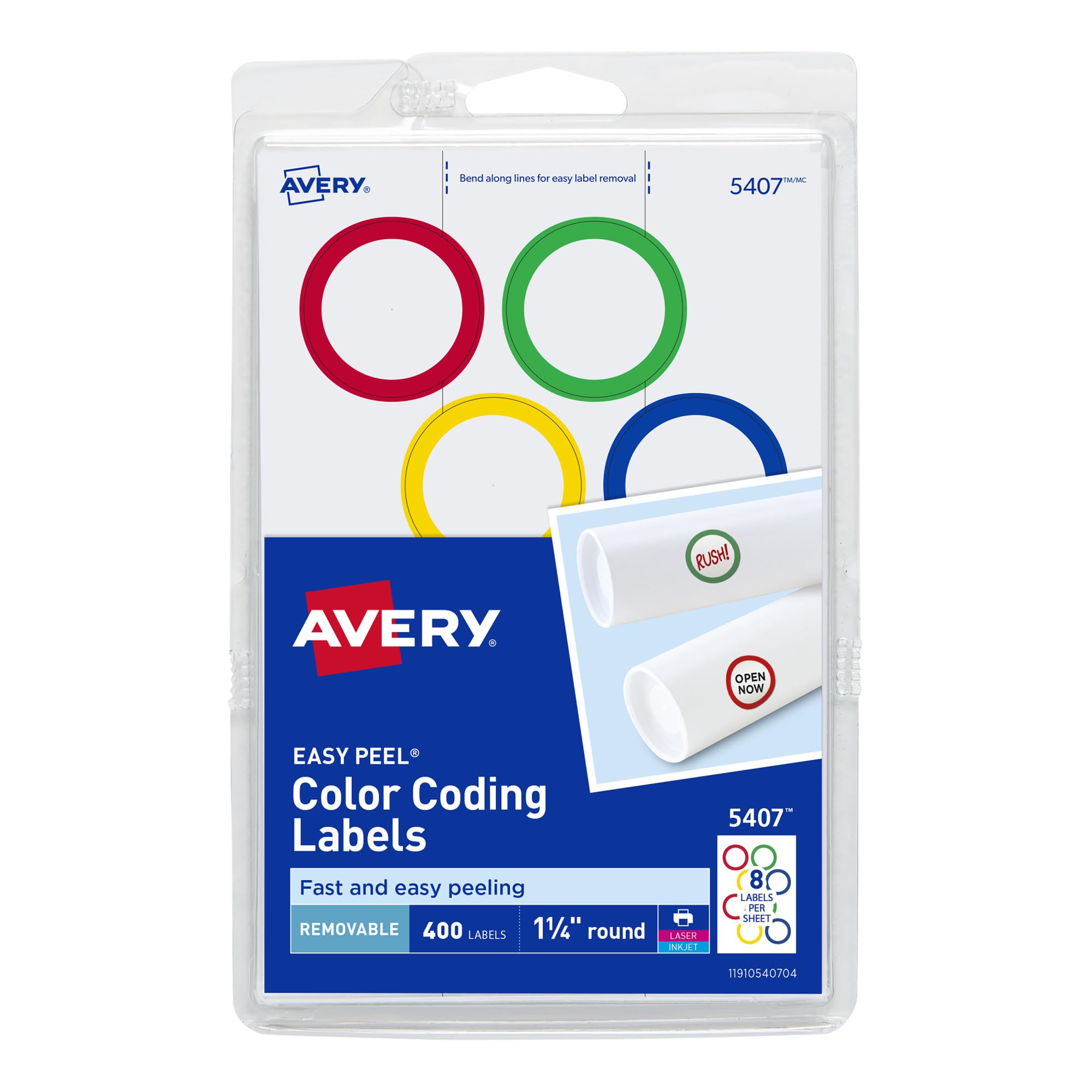 Avery&reg; Color Coding Round Labels