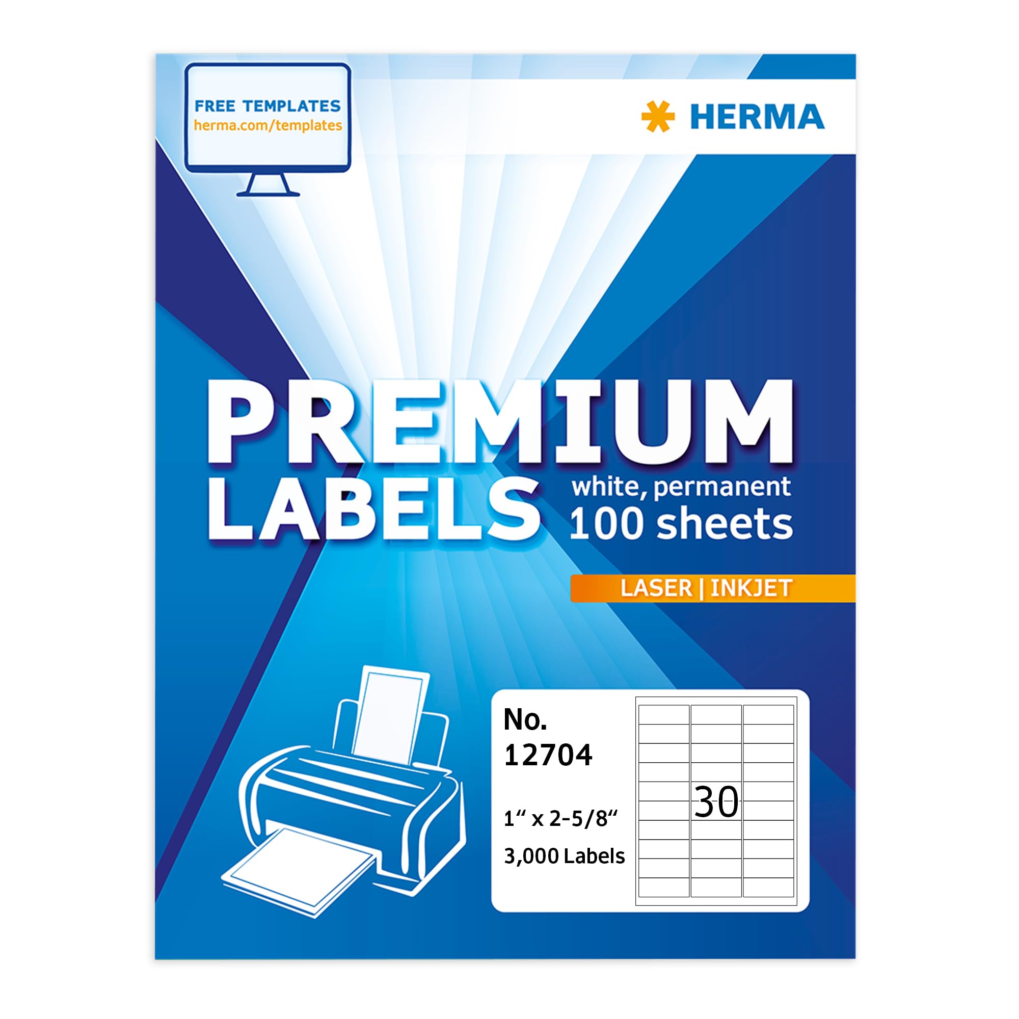 Avery&reg; Easy Peel Glossy Address Labels