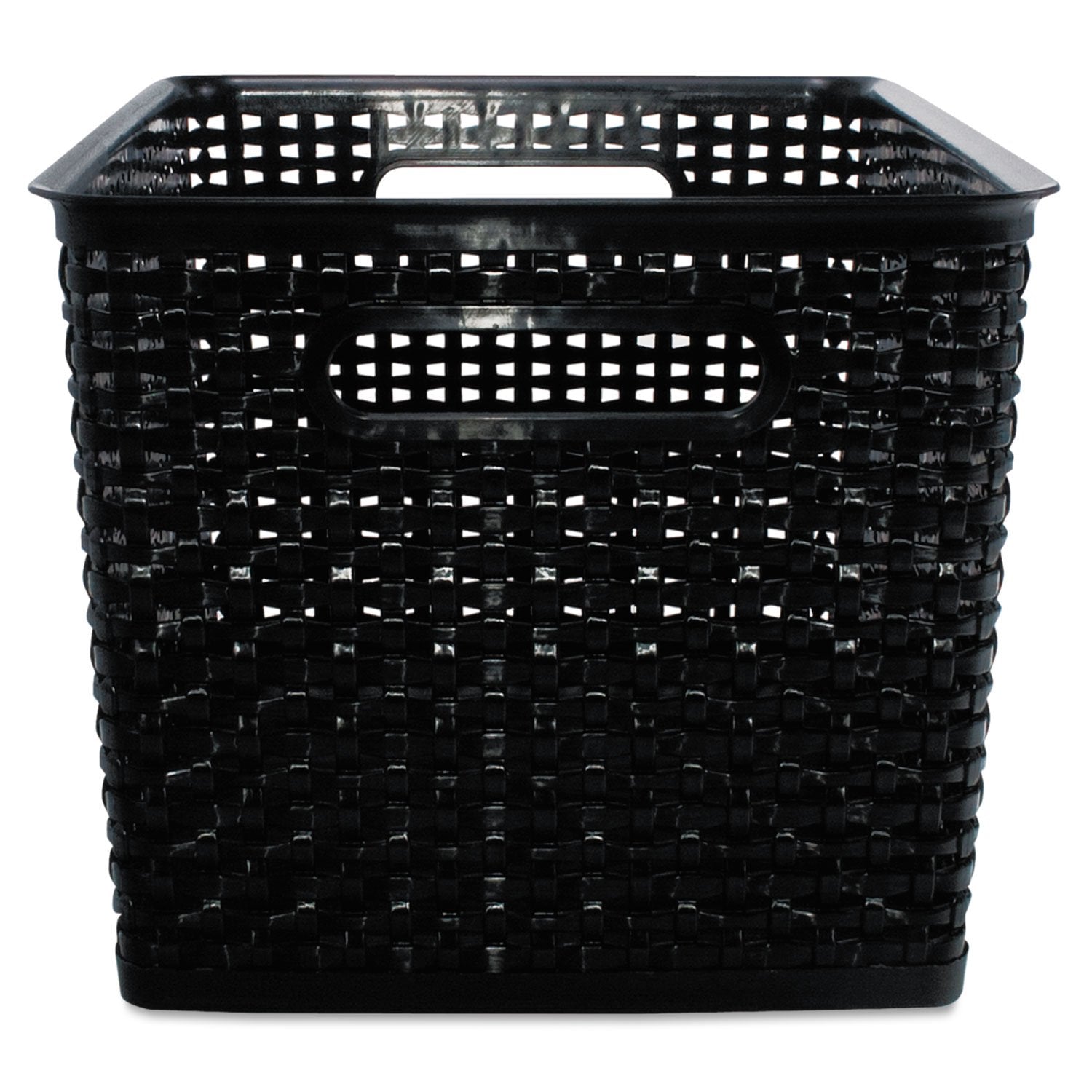 Advantus Plastic Weave Bin AVT40328