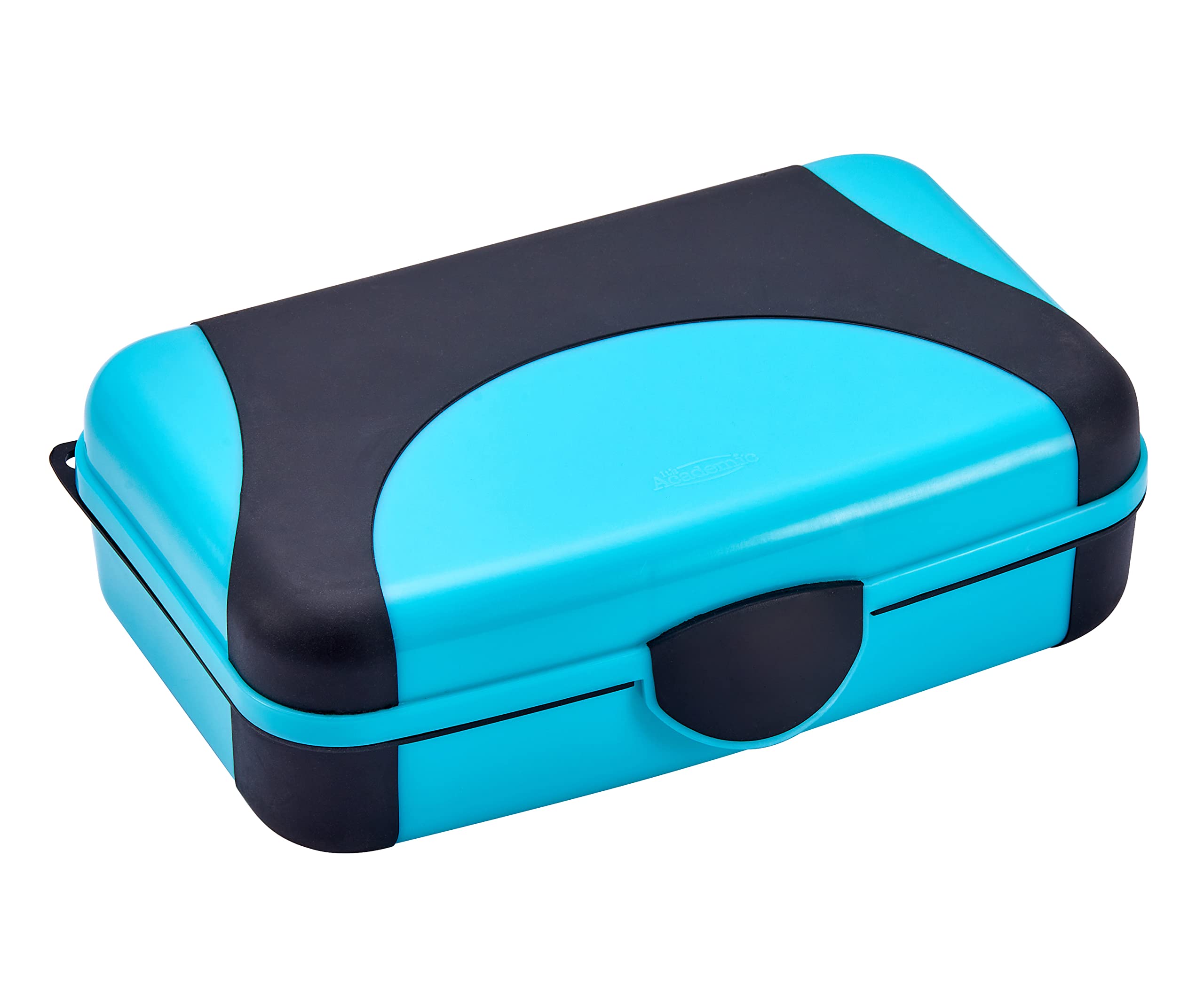 Lockermate By Bostitch Overmolded Pencil Box, Turquoise