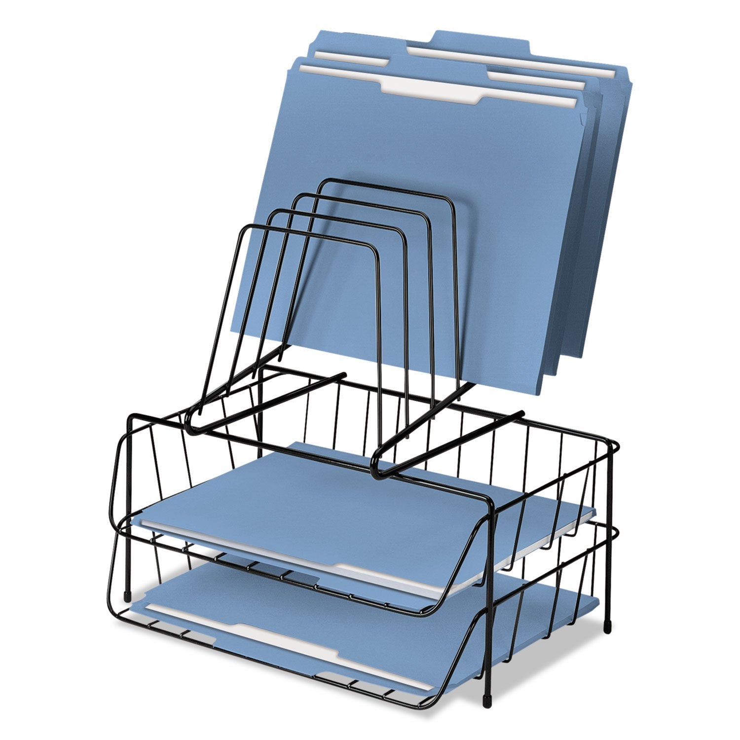 Fellowes Wire Double Tray with Step File&reg; FEL72391