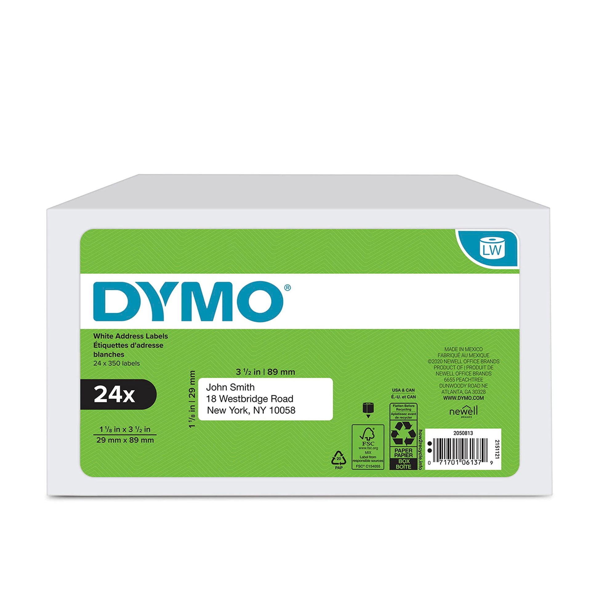 Dymo LabelWriter 3-1/2"W Labels