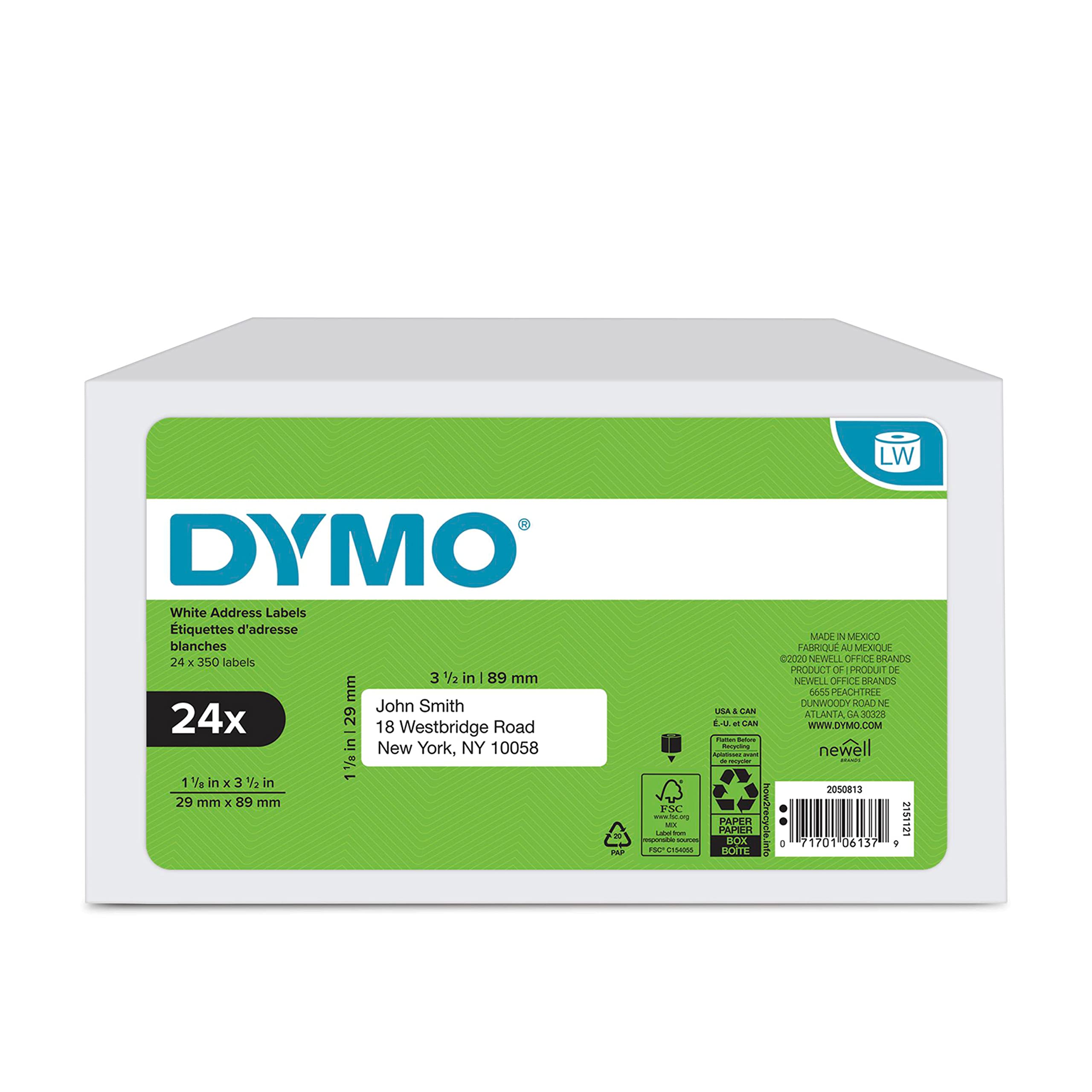 Dymo LabelWriter 3-1/2"W Labels