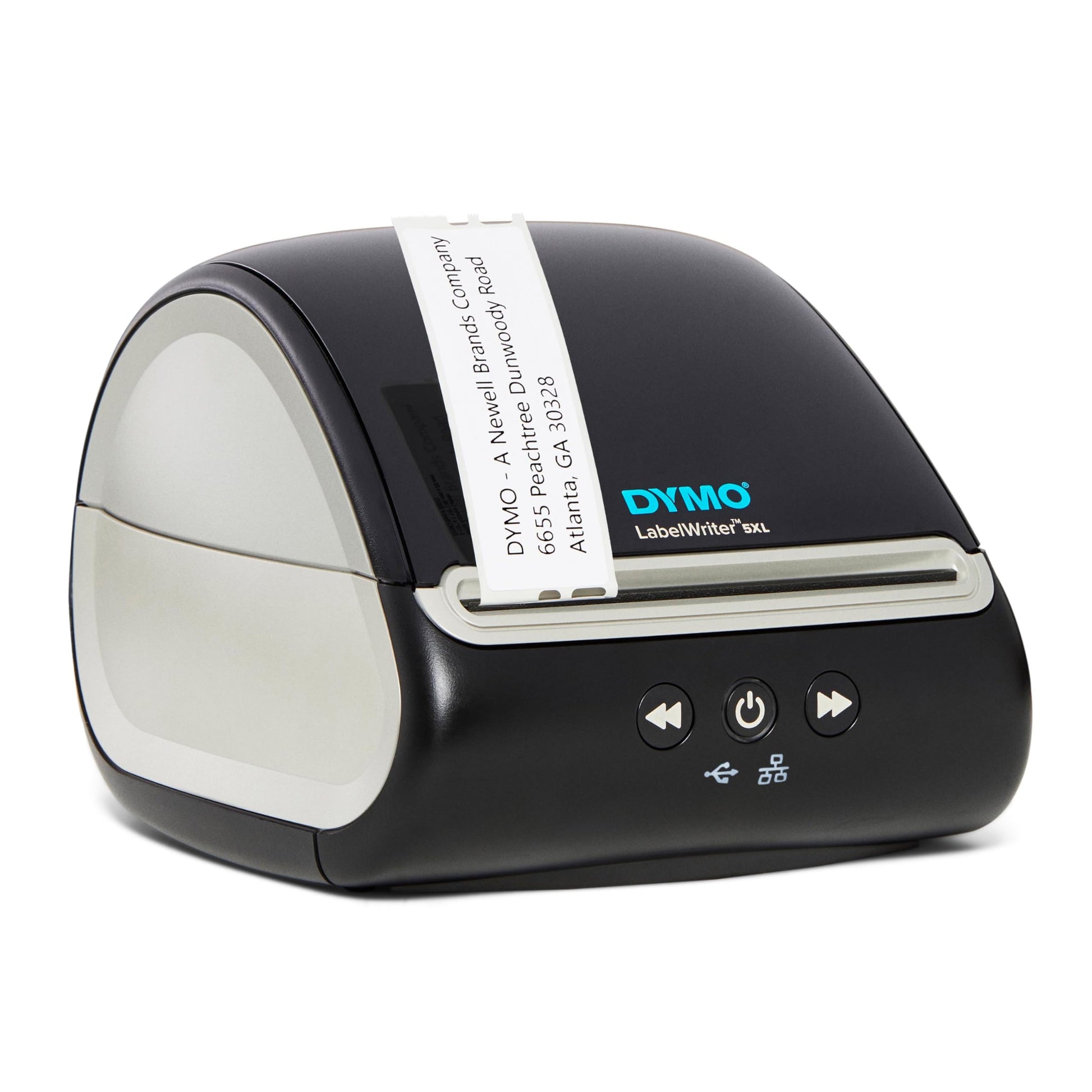 Rubbermaid LabelWriter 5XL Direct Thermal Printer - Monochrome - Label Print - Ethernet - USB - Black