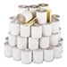 Impact Printing Carbonless Paper Rolls, 3" x 90 ft, White/Canary, 50/Carton