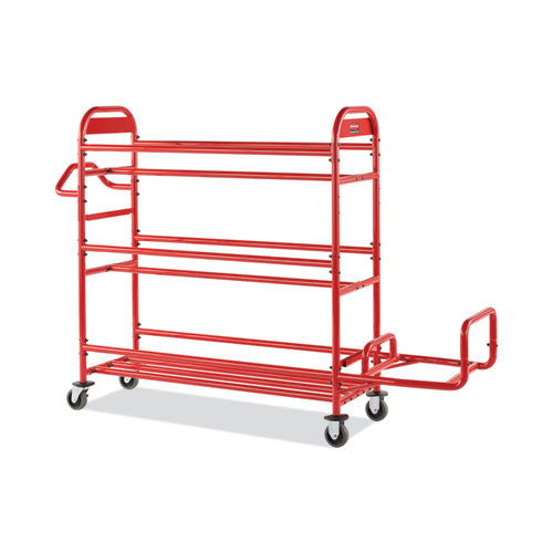 Tote Picking Cart Storage Bracket, For Use w/Rubbermaid Commercial Tote Picking Cart, Tubular Steel, 18.5 x 21.7 x 13.9, Red - 2144270