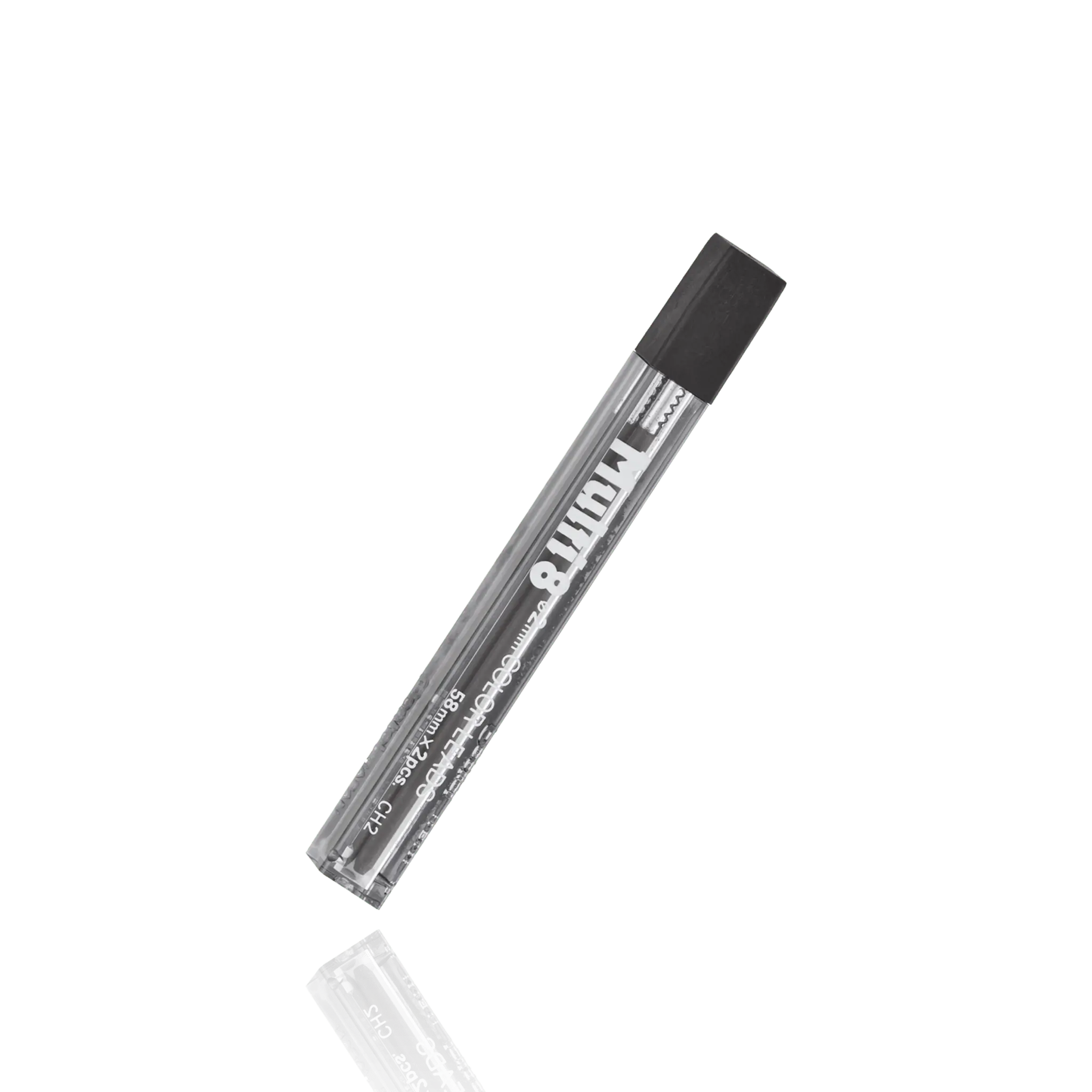 Pentel Arts 8 Colour Pencil Lead Refill (2.0mm), Lt. Green, 2 pcs/Tube