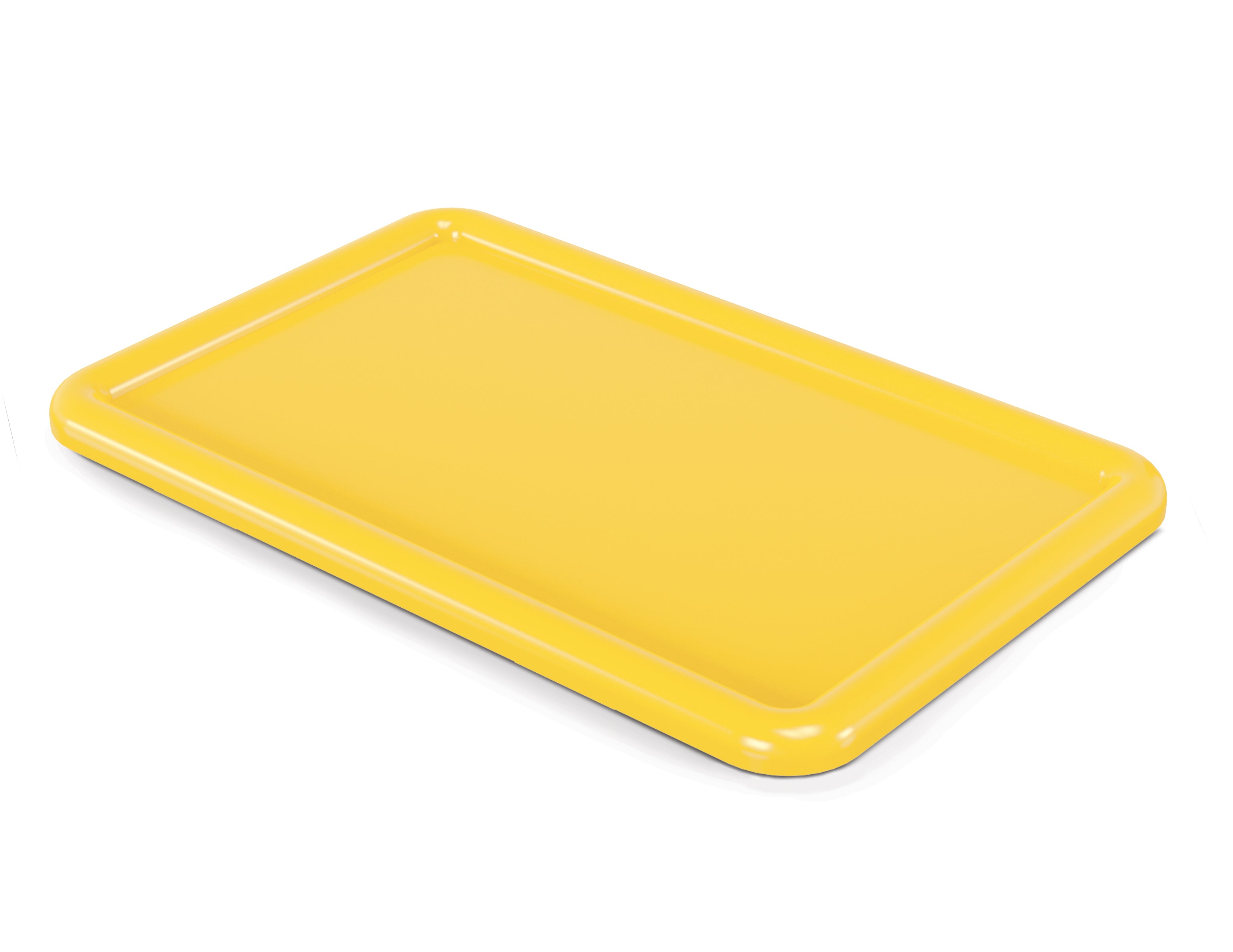 Cubbie Tray Lids, 8-5/8w x 13-1/2d, Yellow