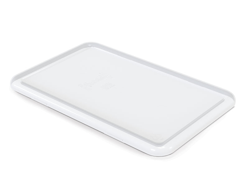 Cubbie Tray Lids, 8-5/8w x 13-1/2d, Clear