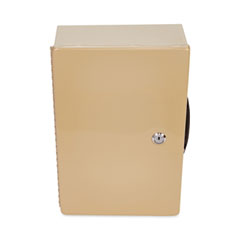 Heavy Duty Fire Retardant Box, 1 Compartment, 12.75 x 8.25 x 4, Sand
