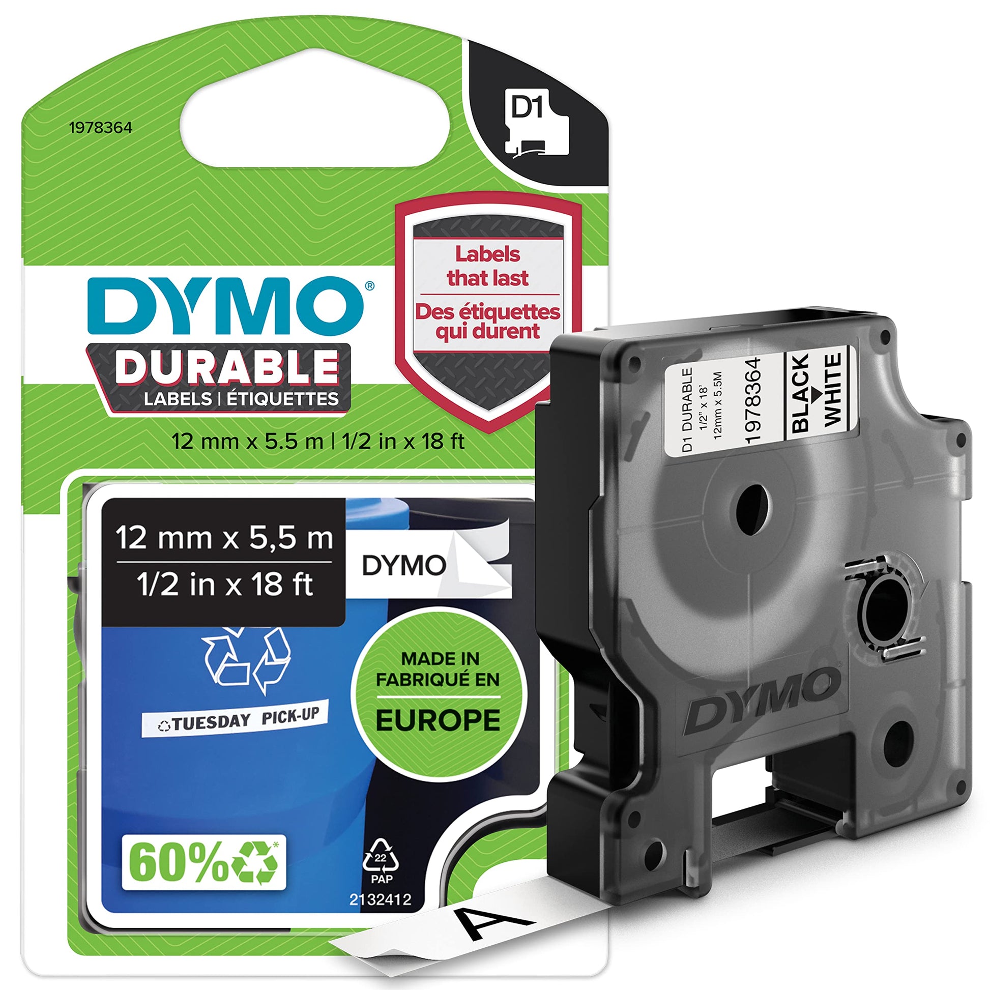 Dymo D1 Durable Labels DYM1978364