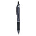 Acroball Colors Advanced Ink Hybrid Gel Pen, Retractable, Medium 1 mm, Black Ink, Smoke/Black Barrel