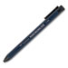Wax-Based Marking Pencil, Twist-Advance, 4.4 mm, Black Marks, Navy Blue Barrel, 10/Box