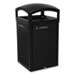 Large Prelabeled Landfill Waste Panels for Tailor and Landmark Series Containers 20.72" x 0.5" x 34.33", Black, 4/Carton - 2182679