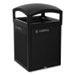 Medium Prelabeled Landfill Waste Panels for Tailor and Landmark Series Containers, 20.72" x 0.5" x 27.95", Black, 4/Carton - 2182671