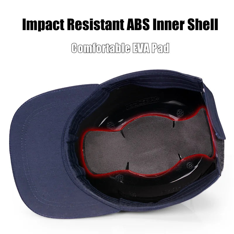 Bump cap LED at the brim