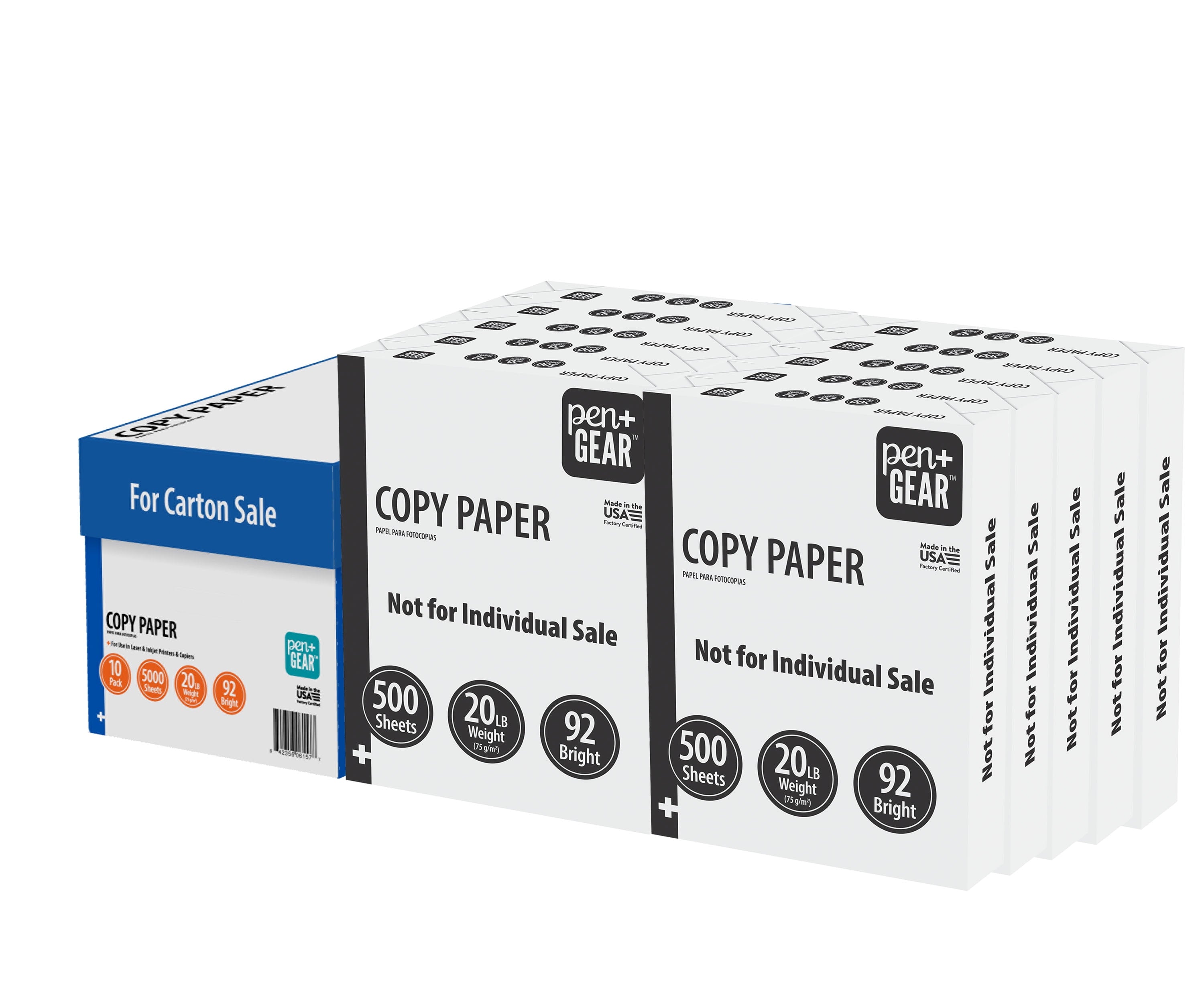 Promo Comet 8 1/2x11 20 LB, 92 Bright White Multipurpose Copy Paper 5000 Sheets Per carton- Promo Limit 3 Cases