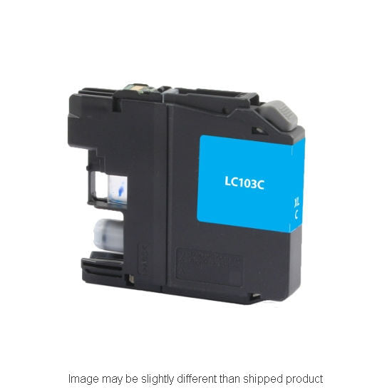 Replacement BROTHER LC103 HI YLD CYAN Ink