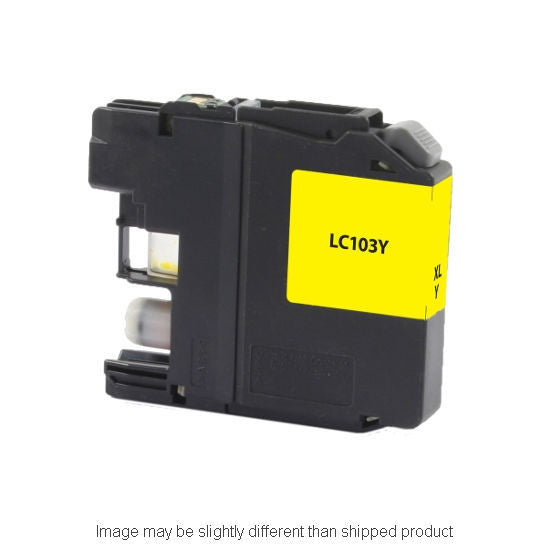 Replacement BROTHER LC103 HI YLD YELLOW Ink