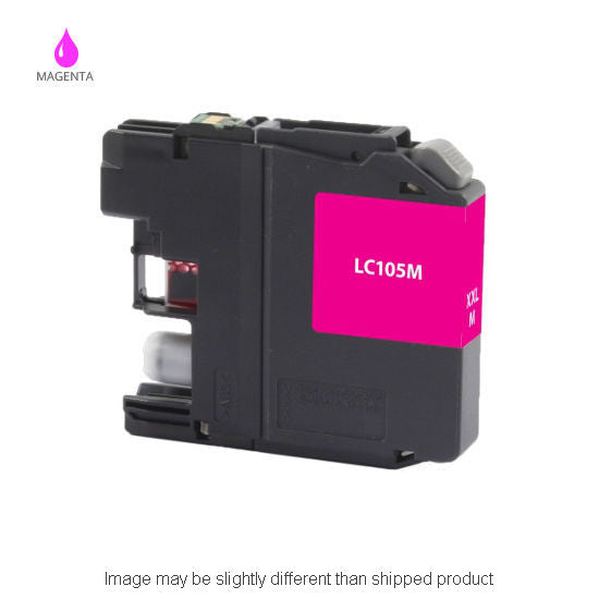 Replacement BROTHER LC105 XH YLD MAGENTA Ink
