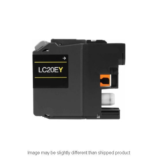 Replacement BROTHER LC20E SUPER HI YELLOW Ink