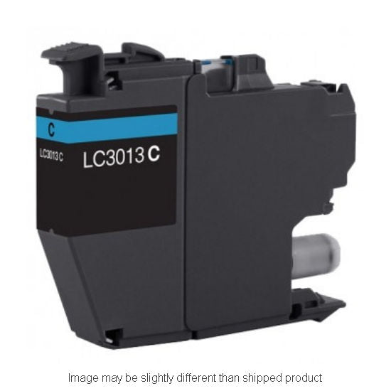 Replacement BROTHER LC3013 HI YLD CYAN Ink