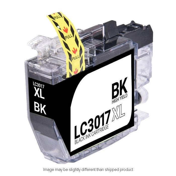 Replacement BROTHER LC3017 HI YLD BLACK Ink