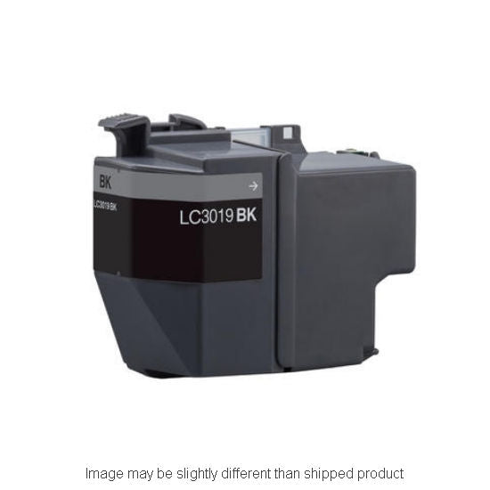 Replacement BROTHER LC3019 SUPER HI BLACK Ink