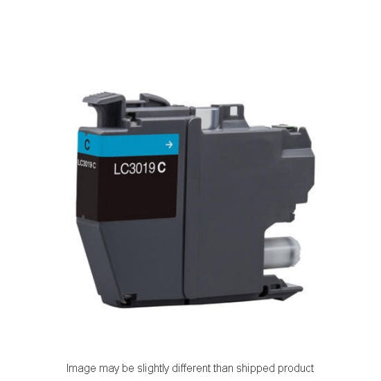 Replacement BROTHER LC3019 SUPER HI CYAN Ink