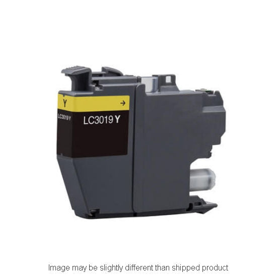 Replacement BROTHER LC3019 SUPER HI YELLOW Ink