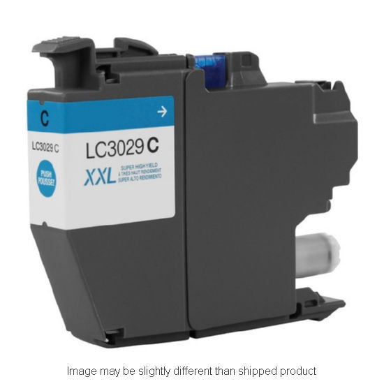 Replacement BROTHER LC3029 SUPER HI CYAN Ink