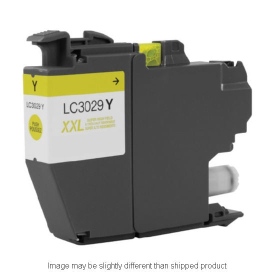 Replacement BROTHER LC3029 SUPER HI YELLOW Ink