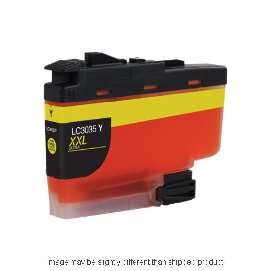Replacement BROTHER LC3035 ULTRA HI YELLOW Ink