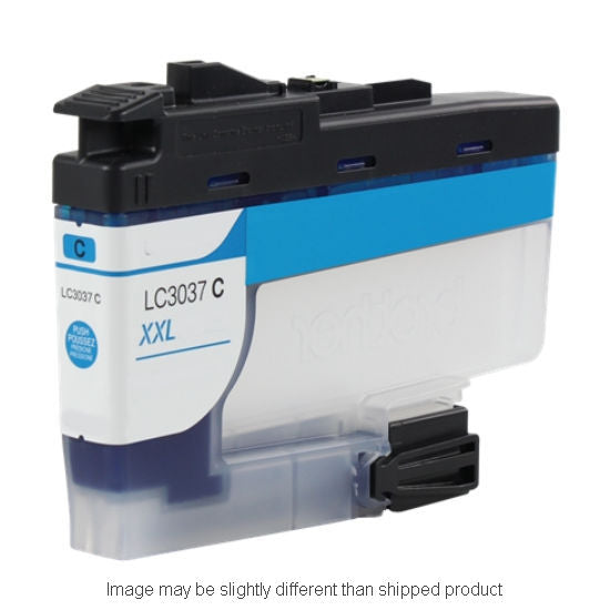 Replacement BROTHER LC3037 SUPER HI CYAN Ink