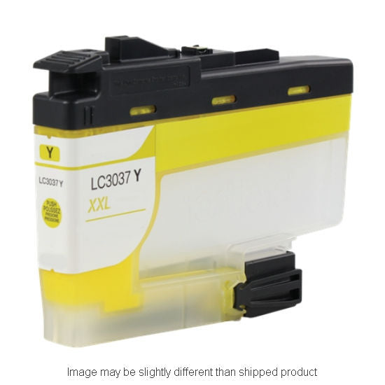 Replacement BROTHER LC3037 SUPER HI YELLOW Ink