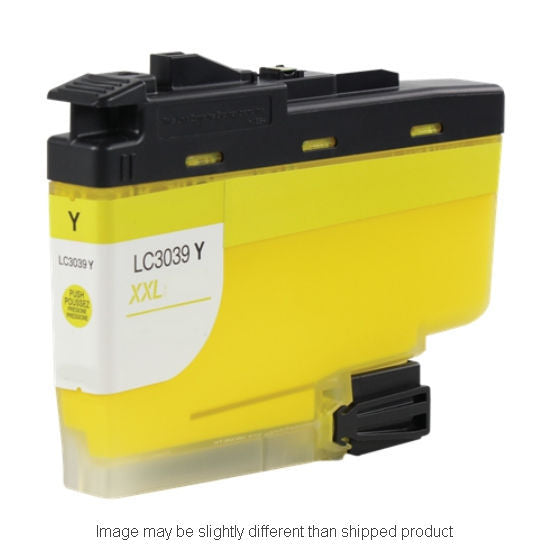 Replacement BROTHER LC3039 ULTRA HI YELLOW Ink