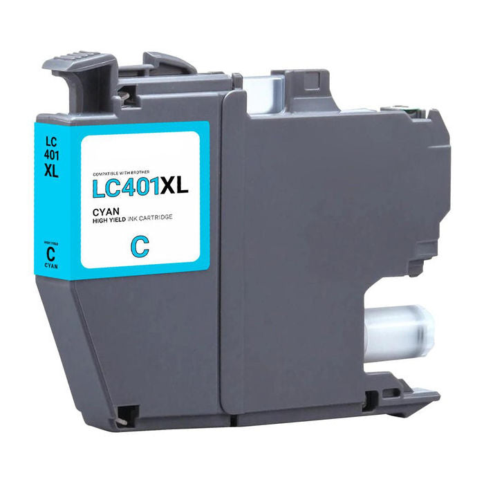 Replacement BROTHER LC401XL HI YLD CYAN Ink