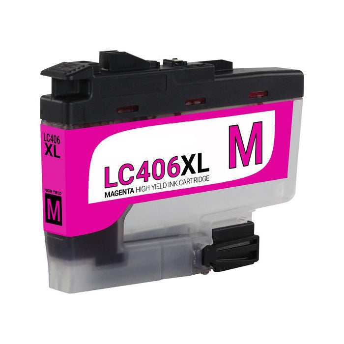 Replacement BROTHER LC406XL HI YLD MAGENTA Ink