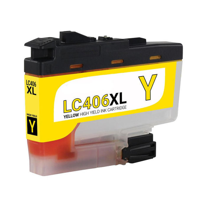 Replacement BROTHER LC406XL HI YLD YELLOW Ink