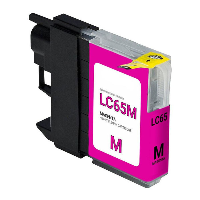 Replacement BROTHER LC65 HI YLD MAGENTA Ink