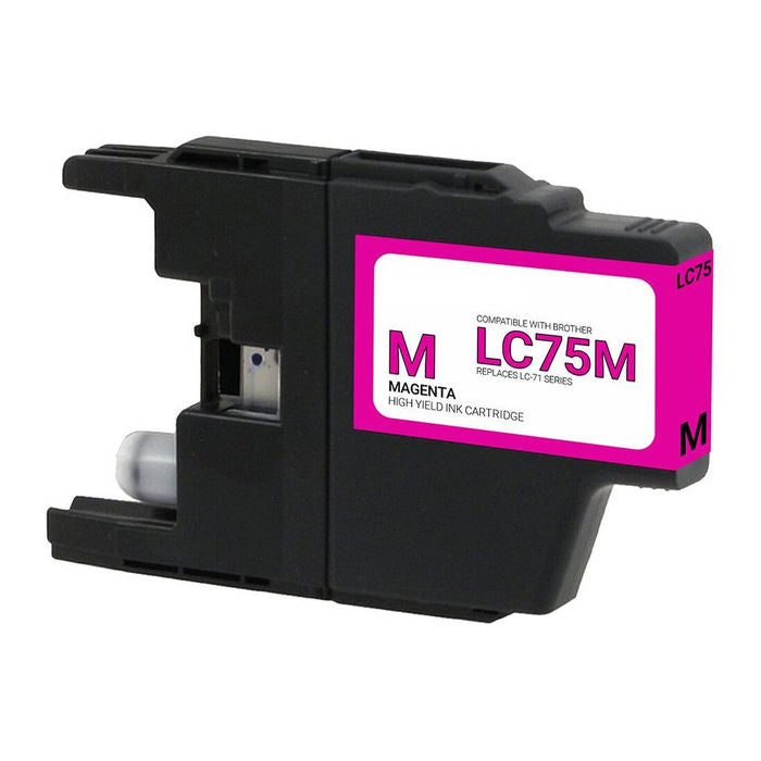 Replacement BROTHER LC75 HI YLD MAGENTA Ink