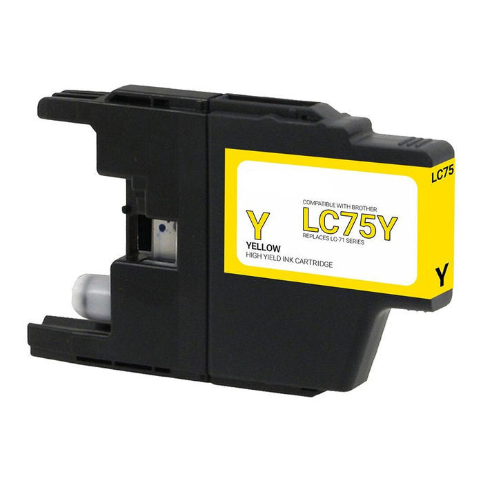 Replacement BROTHER LC75 HI YLD YELLOW Ink