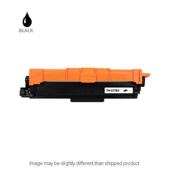 Premium Replacement BROTHER TN227 HI BLACK Toner