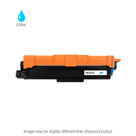Premium Replacement BROTHER TN227 HI CYAN Toner