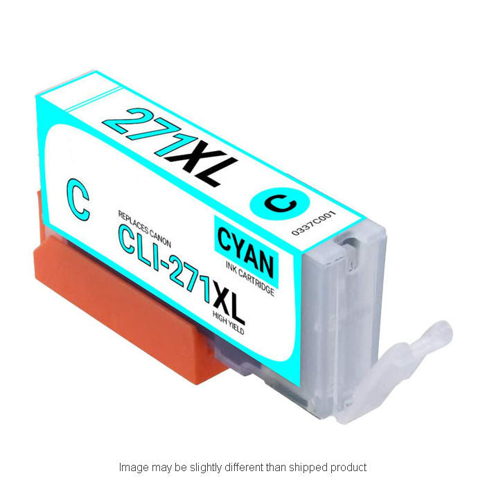 Replacement CANON 0337C001 CLI271XL HI CYAN Ink