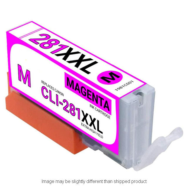 Replacement CANON 1981C001 CLI281XXL XH MAGENTA Ink