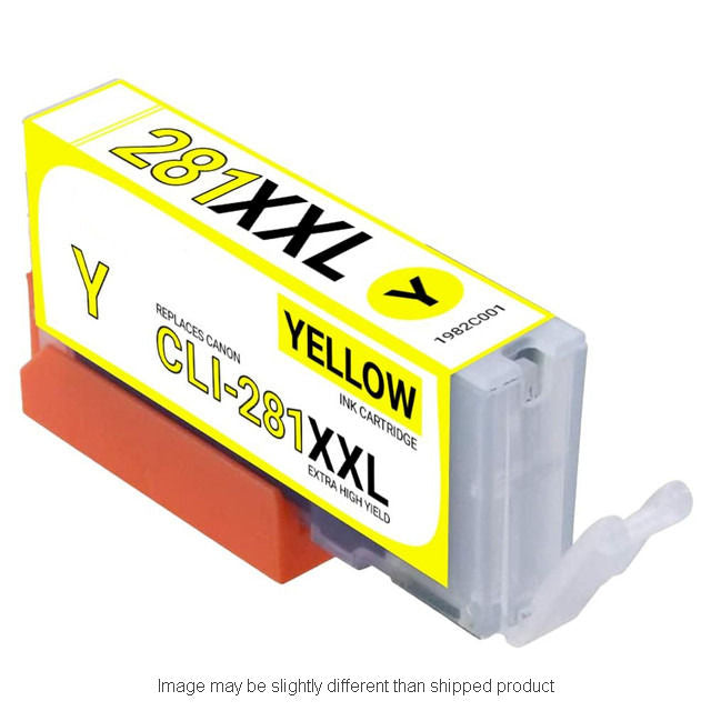 Replacement CANON 1982C001 CLI281XXL XH YELLOW Ink